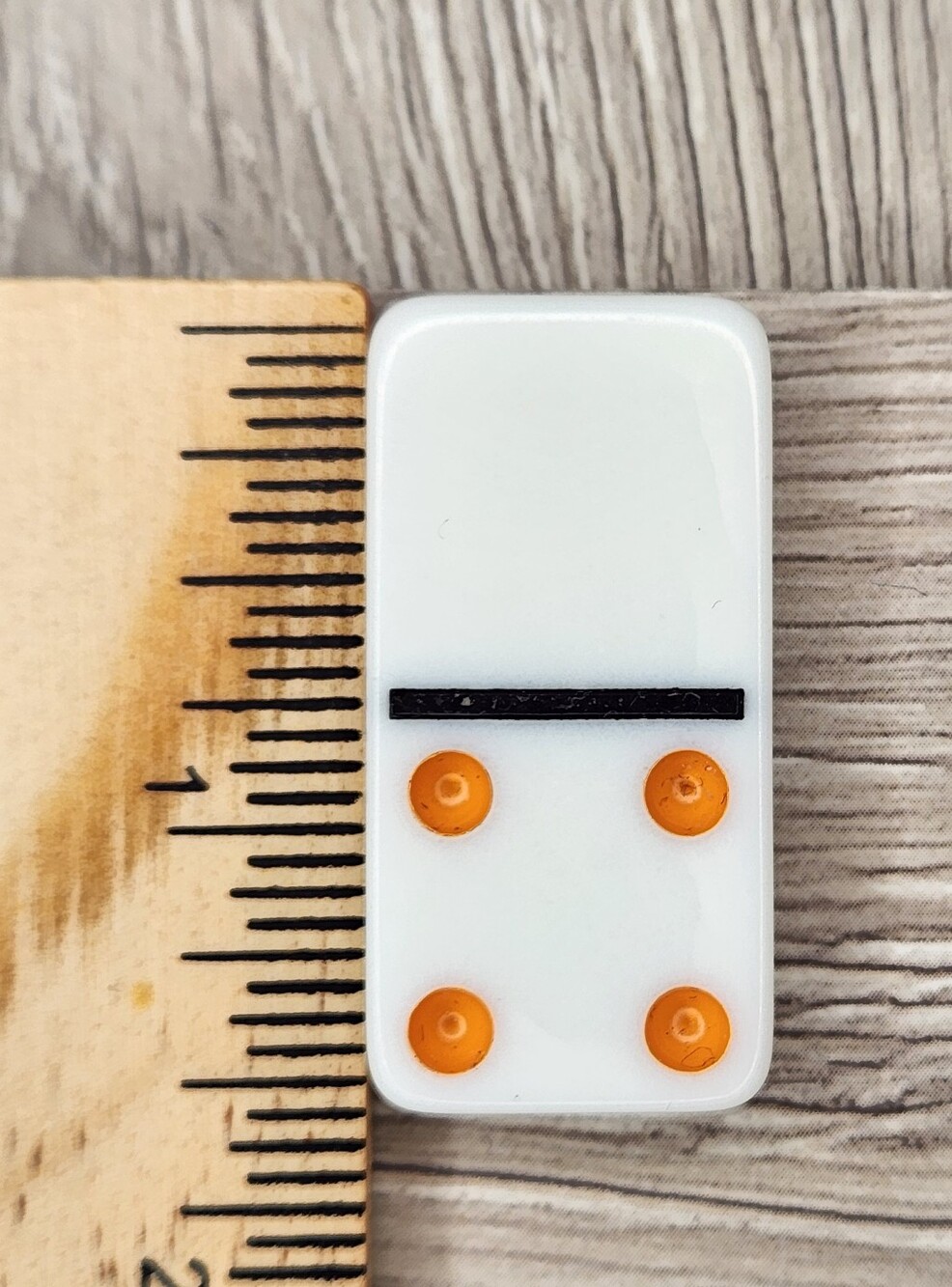 Blank 4 Replacement Domino Large Dot Shiny Color 1½ X ¾ X ¼ Dominoes
